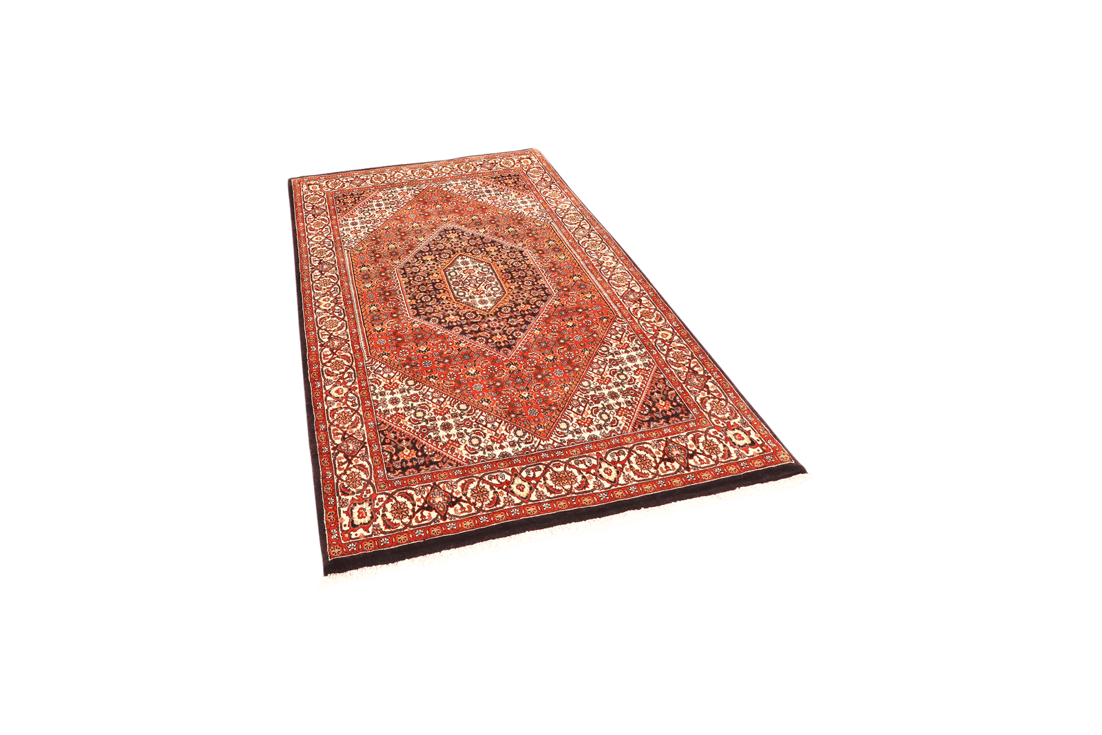 Bidjar Zandjan — Hand-knotted, 106x167 cm, Red, 100% Virgin Wool | View 5