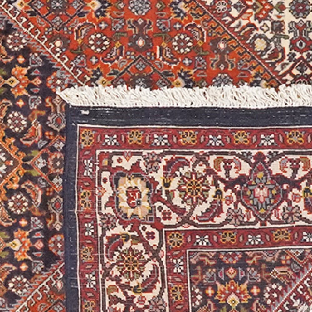 Bidjar Zandjan — Hand-knotted, 106x167 cm, Red, 100% Virgin Wool | View 6