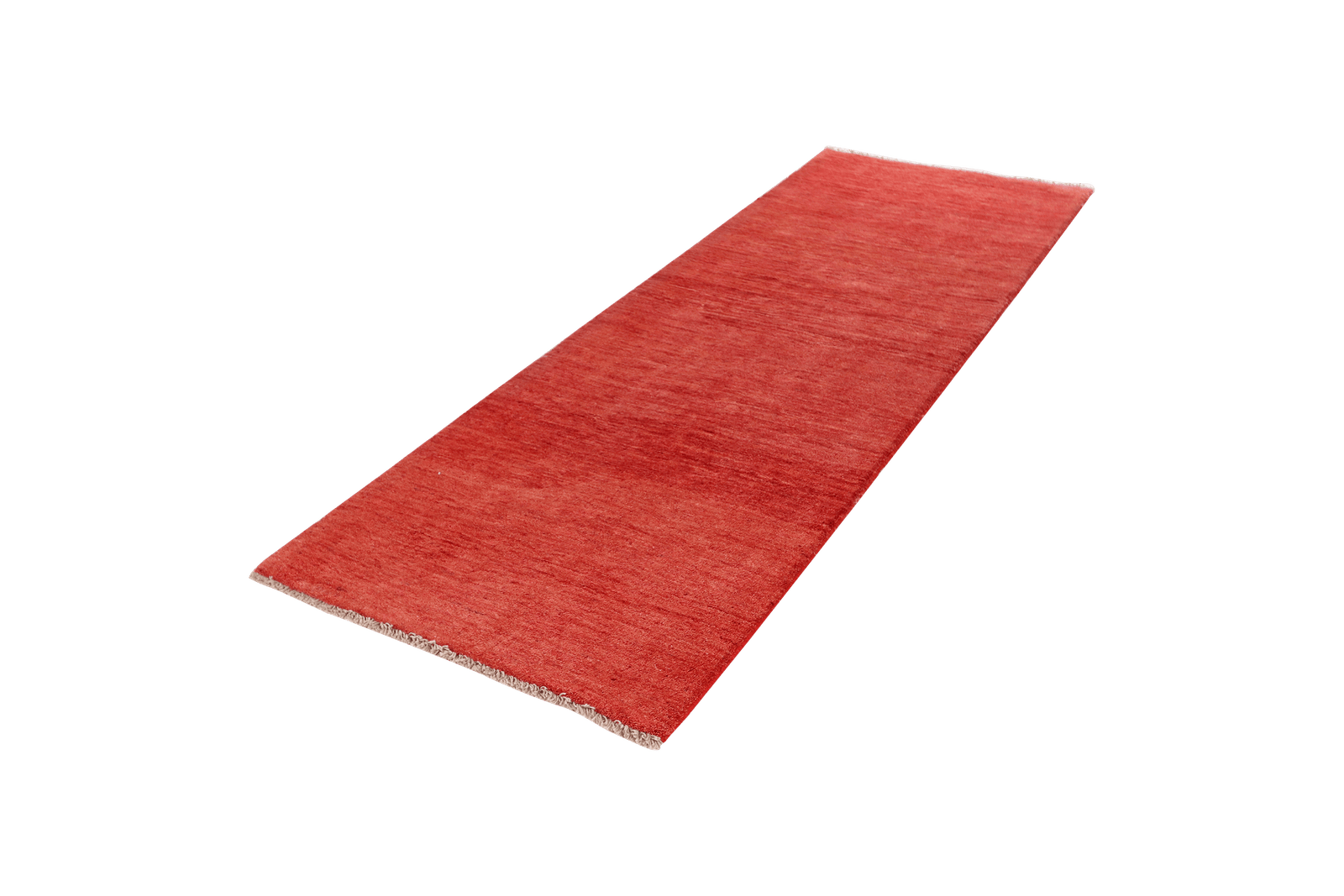 Gabbeh — Hand-knotted, 89x269 cm, Red, 100% Virgin Wool | View 5