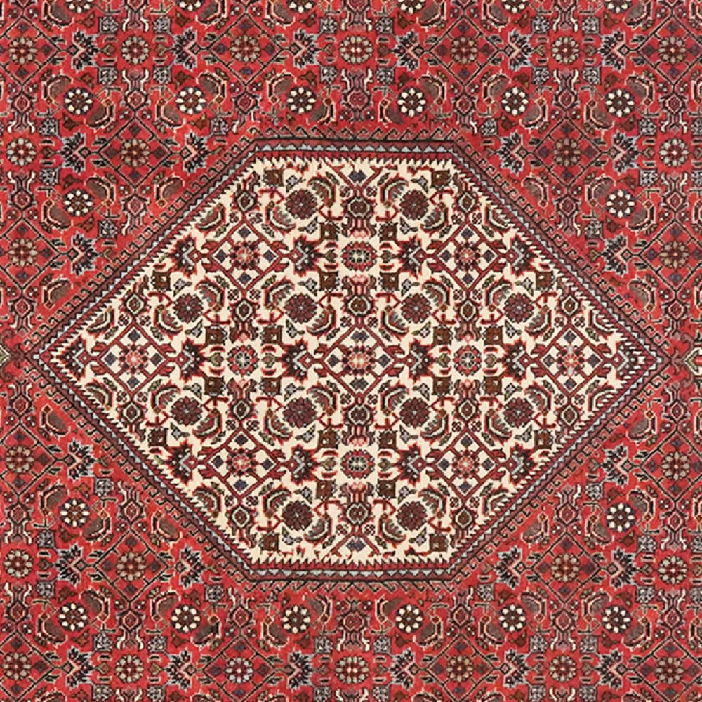 Bidjar Bookan — Hand-knotted, 110x174 cm, Red, 100% Virgin Wool | View 4