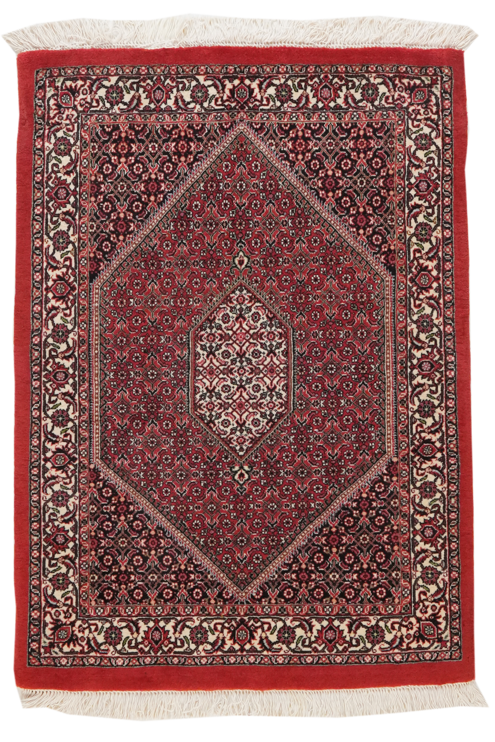 Bidjar Bookan — Handgefertigt, 112x78 cm, Beige, 100% Virgin Wool | Main view