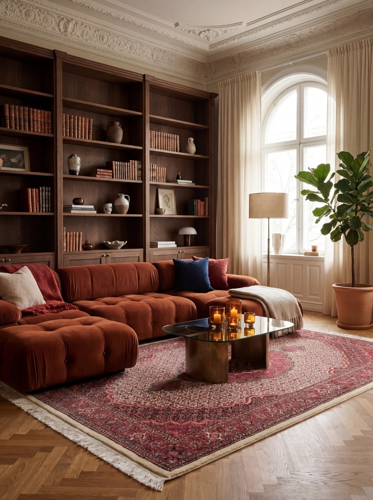 Bidjar Bookan — Hand-knotted, 113x183 cm, Beige, 95% Schurwolle, 5% Seide | Back view