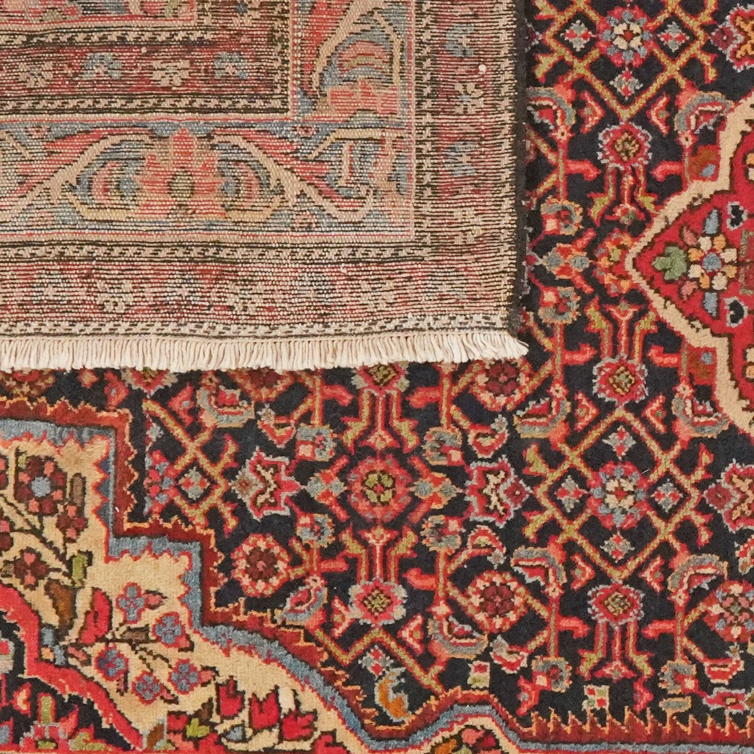 Koutabad — Hand-knotted, 130x203 cm, Blue, 100% Virgin Wool | View 6