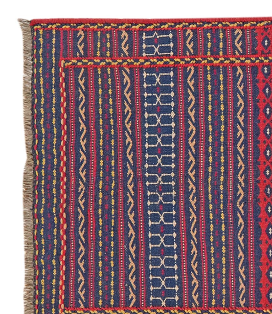 Kelim Kordi — Handmade, 79x200 cm, Violett, 100% Virgin Wool | View 3