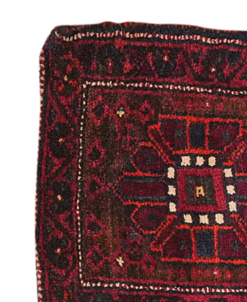 Khorjin — Handmade, 50x125 cm, Brown, 100% Virgin Wool | View 3