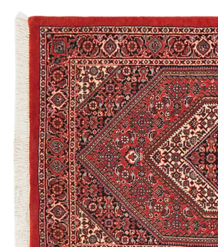 Bidjar Bookan — Hand-knotted, 78x244 cm, Red, 100% Virgin Wool | View 3
