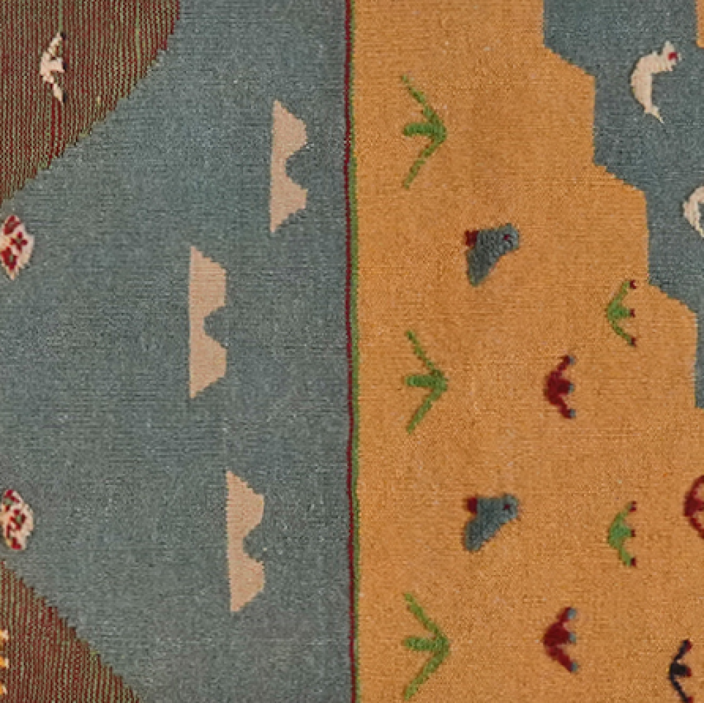 Kelim Gashgai — Handgefertigt, 96x52 cm, Bunt, 100% Virgin Wool | View 5