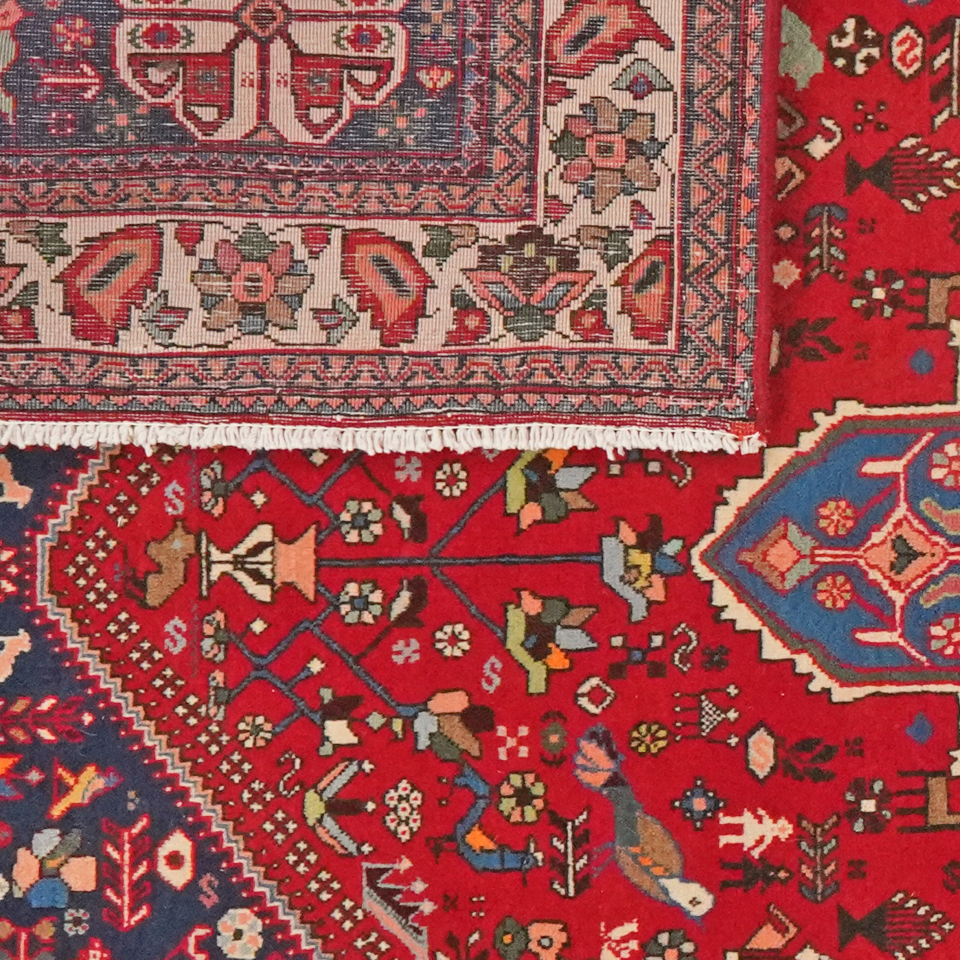 Abadeh — Handgefertigt, 210x157 cm, Beige, 100% Virgin Wool | View 7