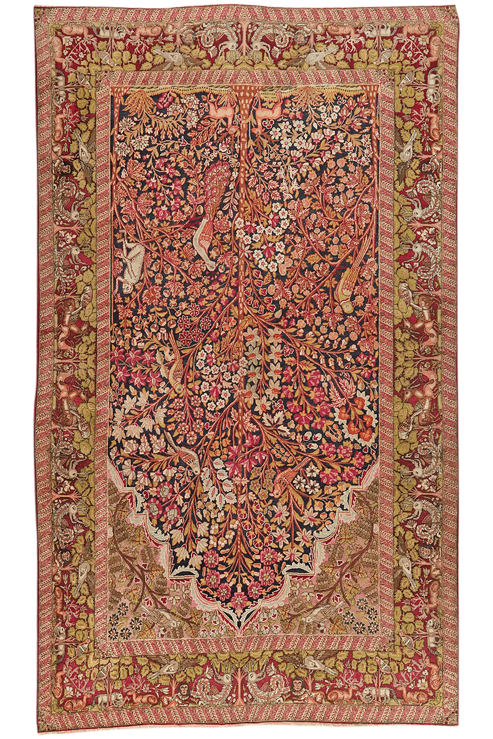 Ravar — Hand-knotted, 139x236 cm, Blue, 100% Virgin Wool | Main view