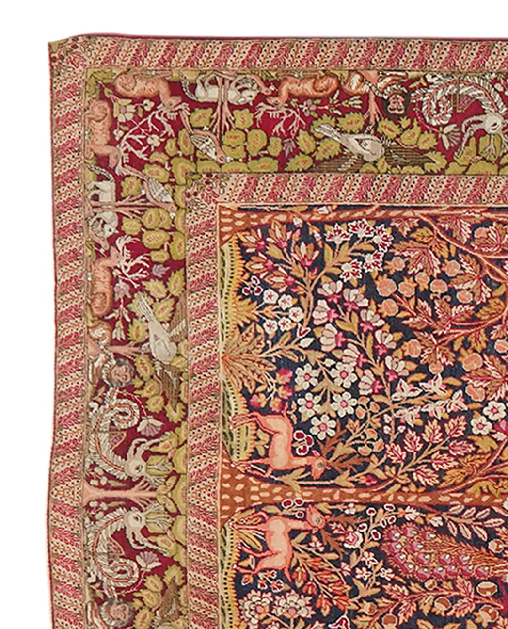 Ravar — Hand-knotted, 139x236 cm, Blue, 100% Virgin Wool | View 3