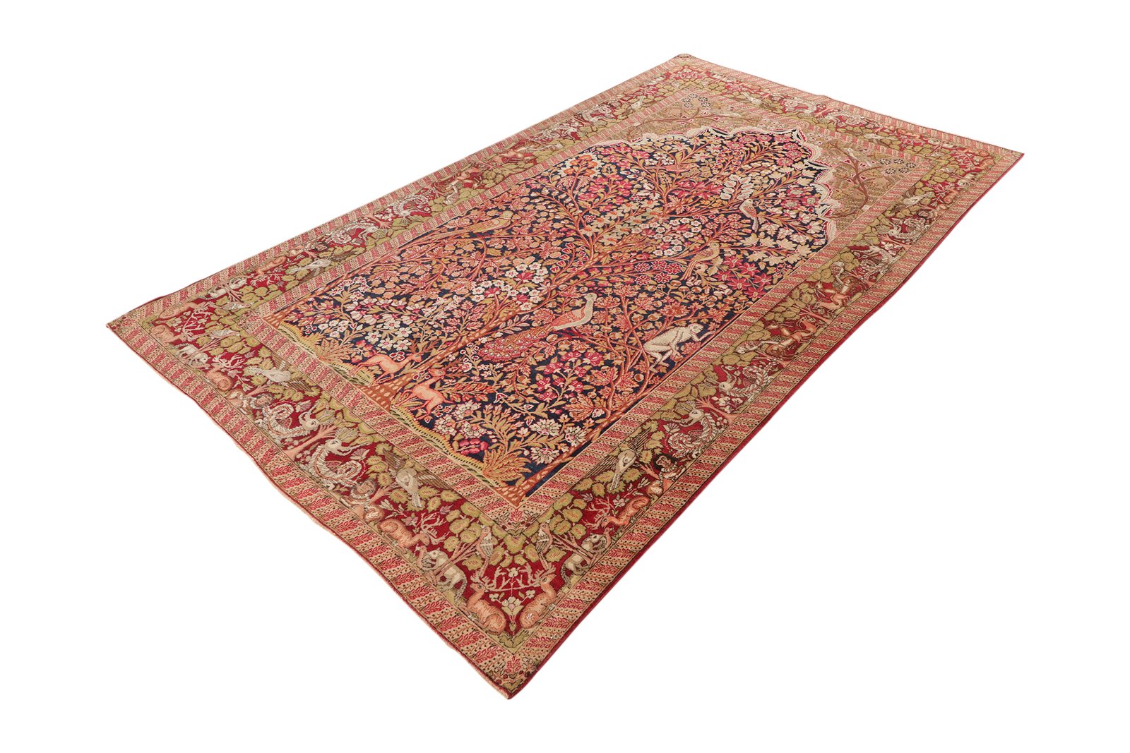Ravar — Hand-knotted, 139x236 cm, Blue, 100% Virgin Wool | View 5