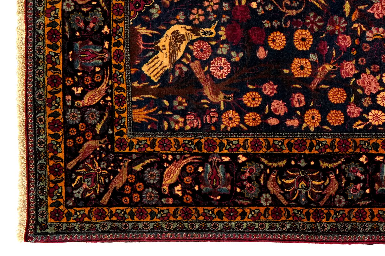 Teheran — Hand-knotted, 143x218 cm, Blue, 100% Virgin Wool | View 3