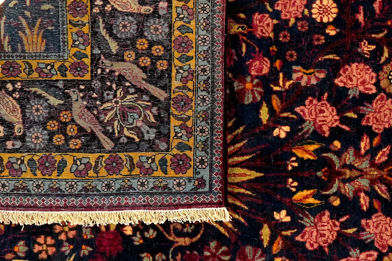 Teheran — Hand-knotted, 143x218 cm, Blue, 100% Virgin Wool | View 6