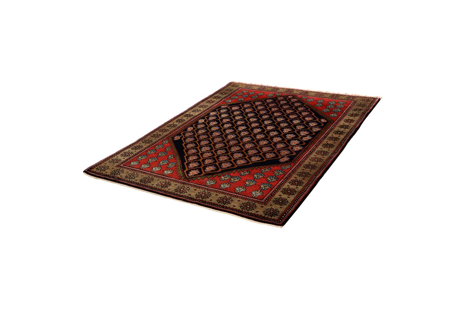 Nahavand — Hand-knotted, 137x193 cm, Blue, 100% Virgin Wool | View 5