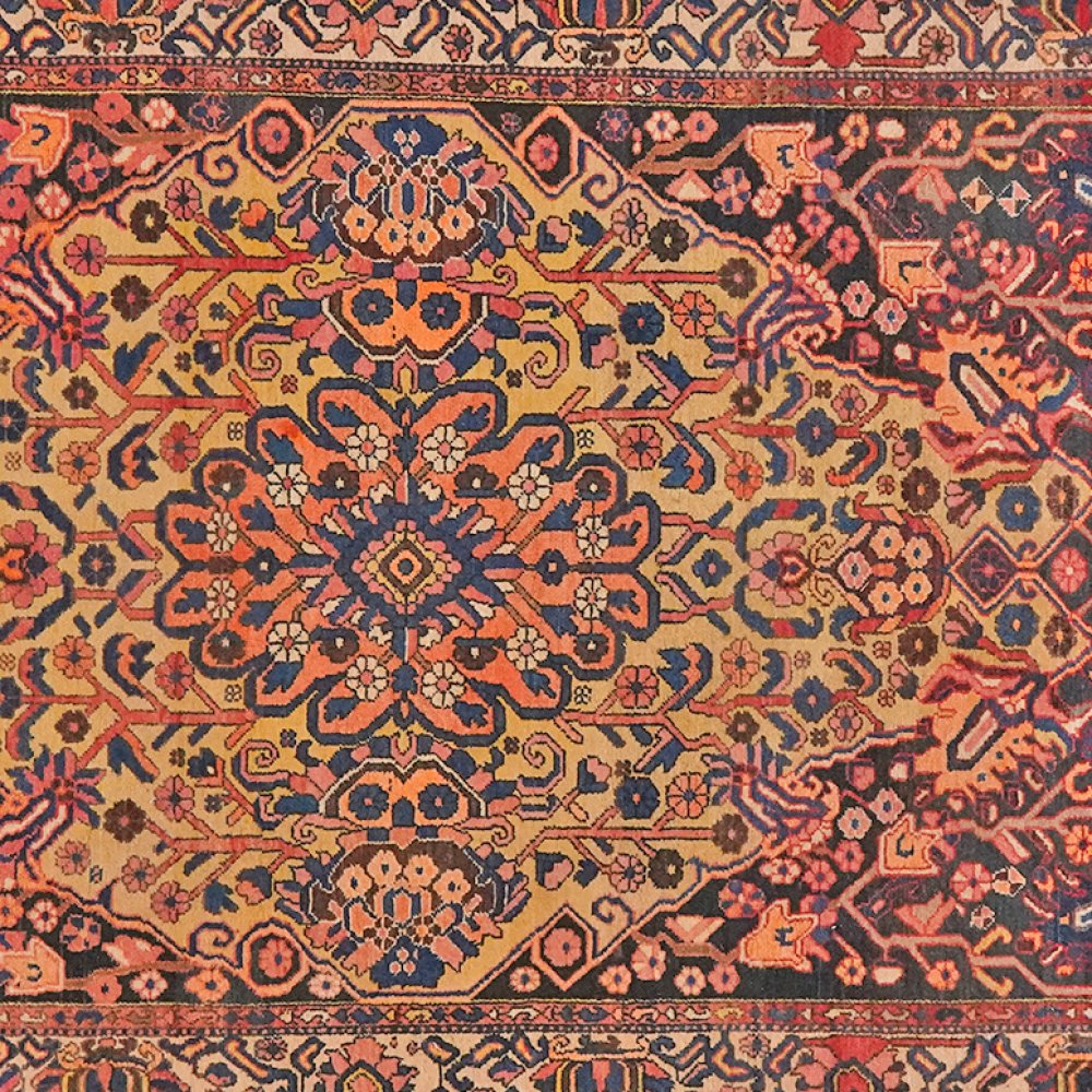 Bakhtiar — Hand-knotted, 161x293 cm, Yellow, 100% Virgin Wool | View 4
