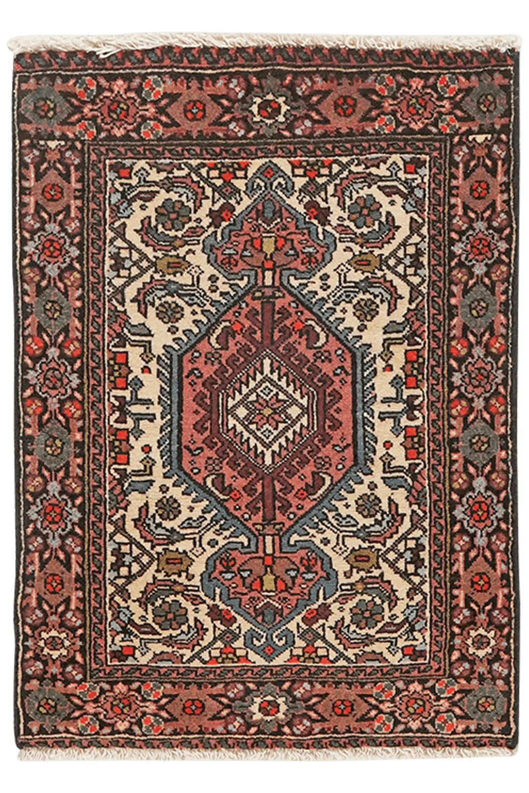 Goltuk — Hand-knotted, 51x71 cm, Beige, 100% Virgin Wool | Main view