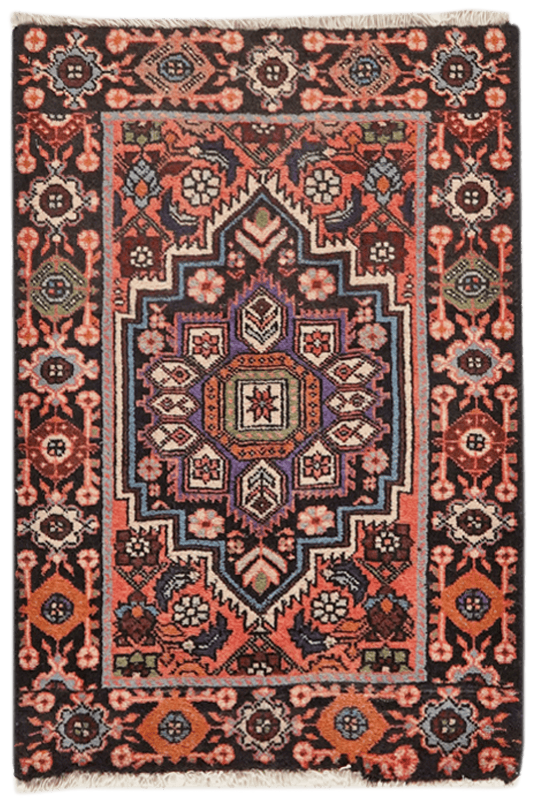 Goltuk — Hand-knotted, 46x66 cm, Red, 100% Virgin Wool | Main view