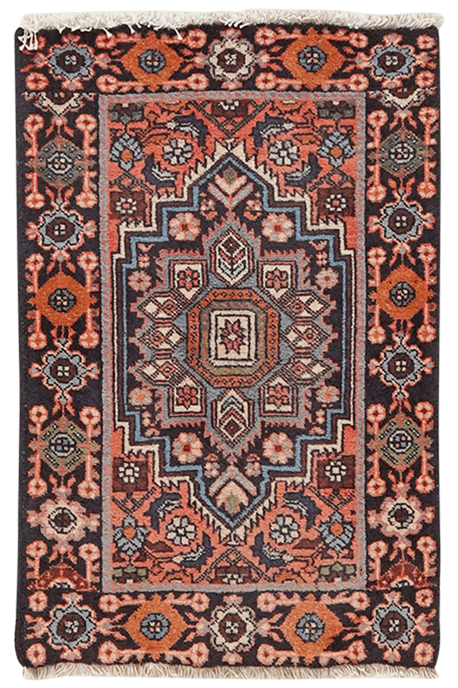 Goltuk — Hand-knotted, 44x67 cm, Red, 100% Virgin Wool | Main view