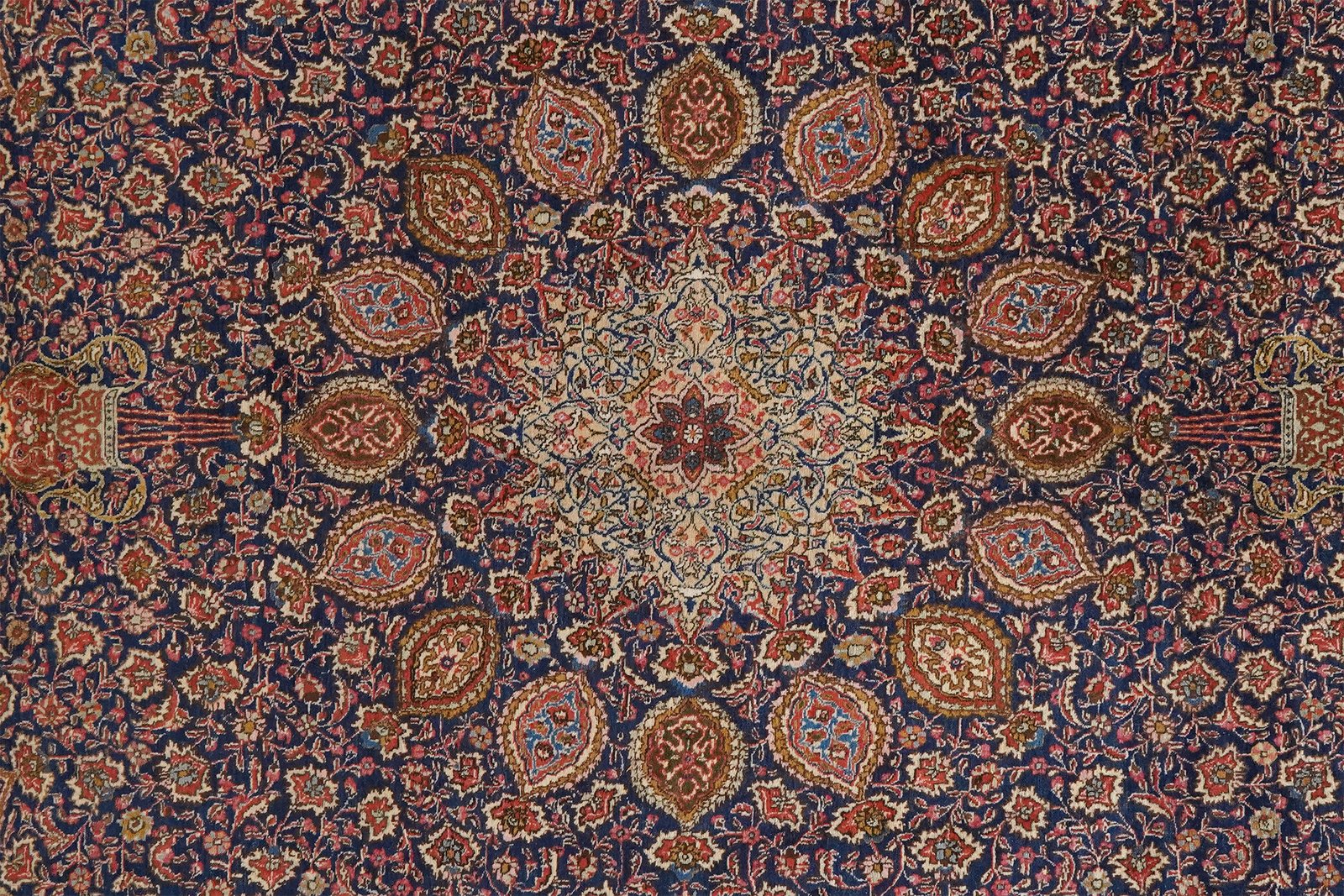 Tabriz Old — Hand-knotted, 158x280 cm, Blue, 100% Virgin Wool | View 4