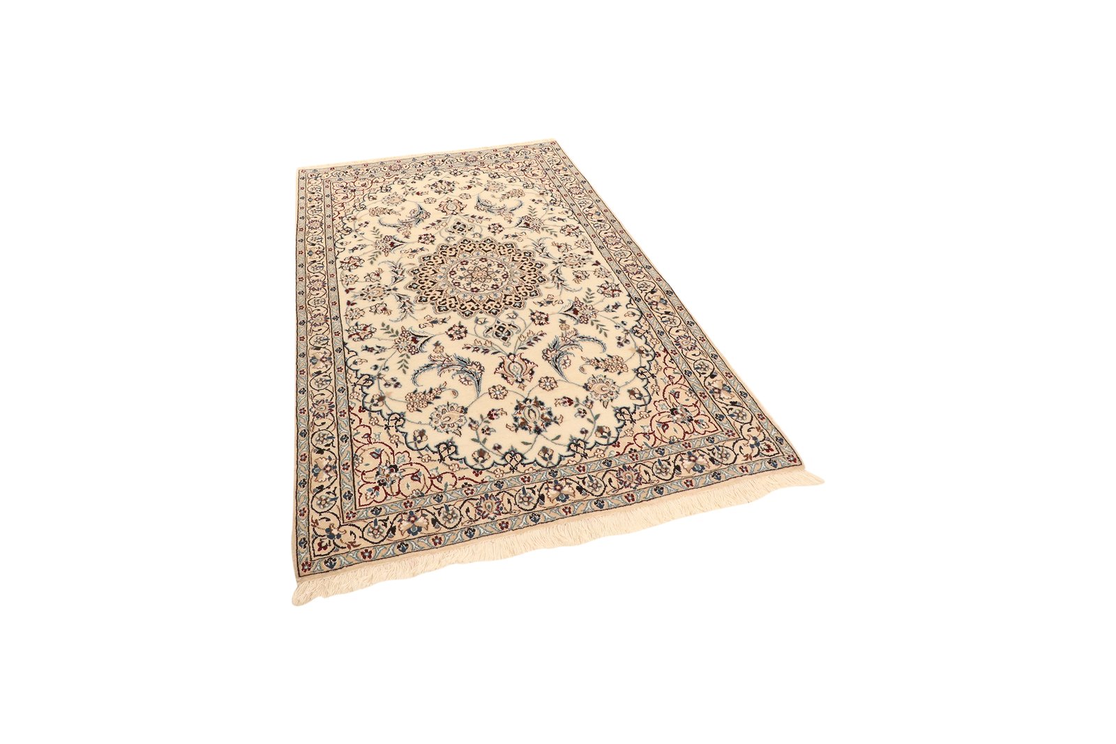 Nain 9La — Hand-knotted, 115x186 cm, Beige, 100% Virgin Wool | View 5