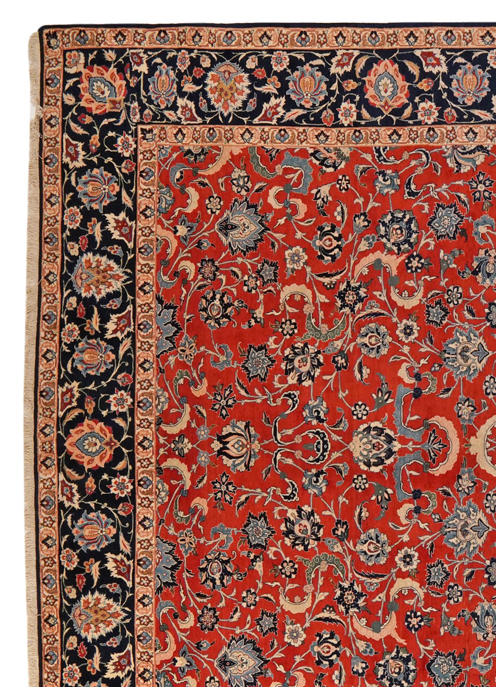 Bidjar — Hand-knotted, 303x387 cm, Red, 100% Virgin Wool | View 3