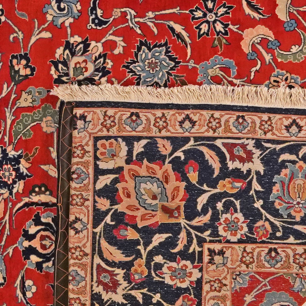Bidjar — Hand-knotted, 303x387 cm, Red, 100% Virgin Wool | View 6