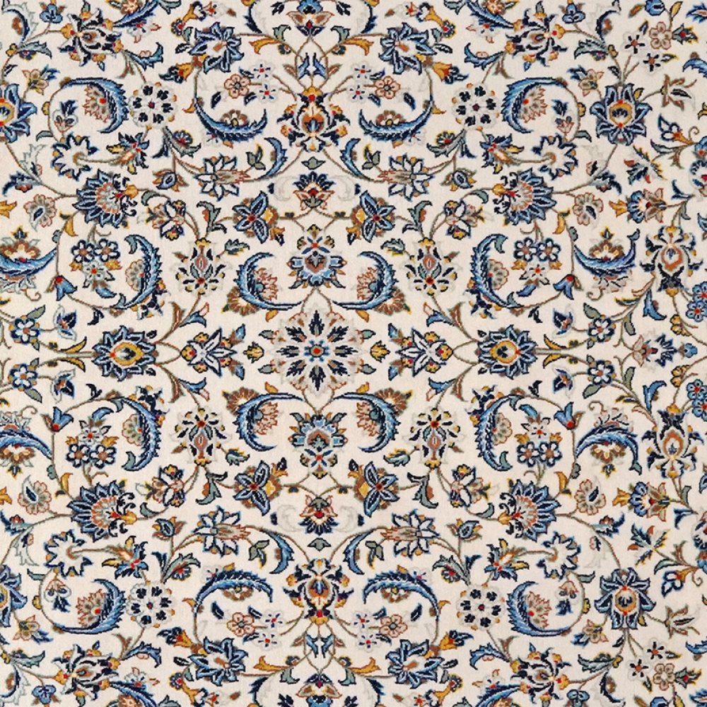 Kashan — Hand-knotted, 191x300 cm, Beige, 100% Virgin Wool | View 4