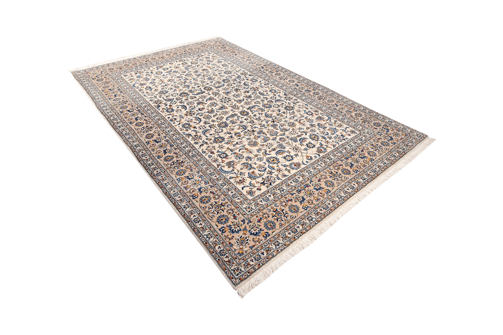 Kashan — Hand-knotted, 191x300 cm, Beige, 100% Virgin Wool | View 5