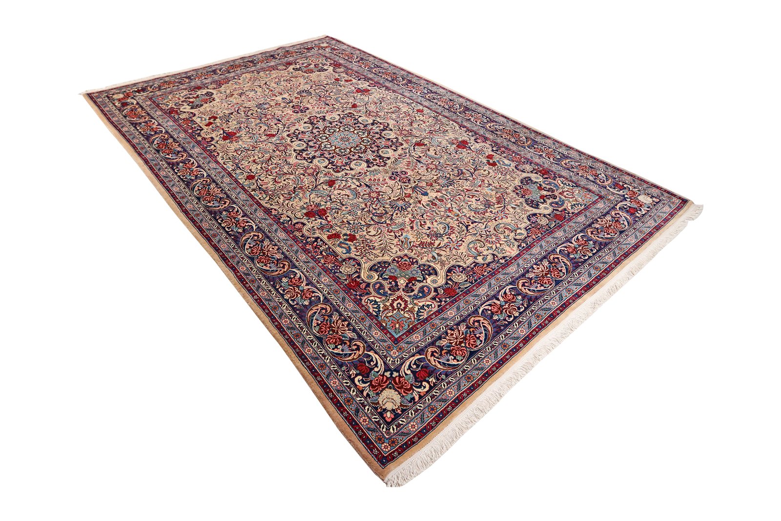 Bidjar — Hand-knotted, 208x326 cm, Beige, 100% Virgin Wool | View 5