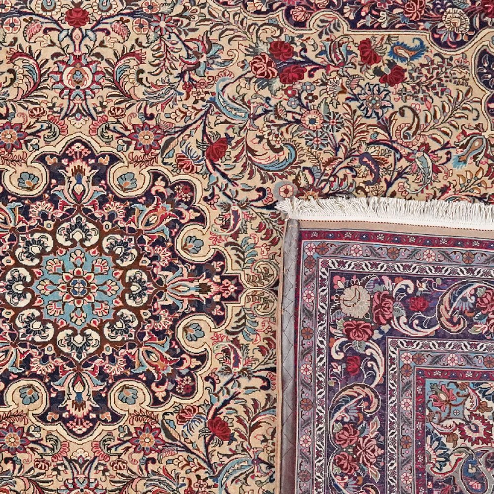 Bidjar — Hand-knotted, 208x326 cm, Beige, 100% Virgin Wool | View 6