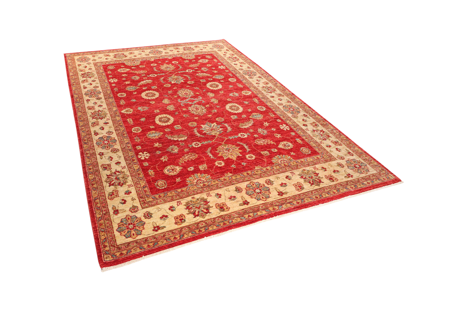 Ziegler — Handgefertigt, 269x196 cm, Beige, 100% Virgin Wool | View 6