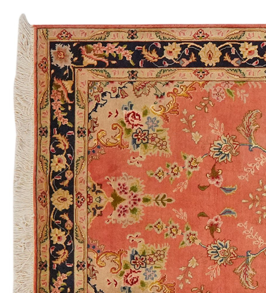 Tabriz 50 Raj — Hand-knotted, 83x203 cm, Red, 100% Virgin Wool | View 3