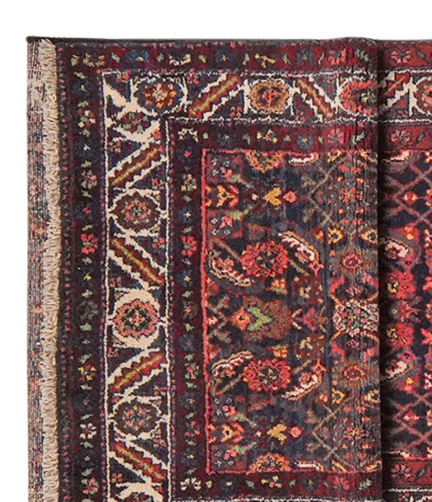 Feyzabad — Hand-knotted, 101x499 cm, Blue, 100% Virgin Wool | View 3