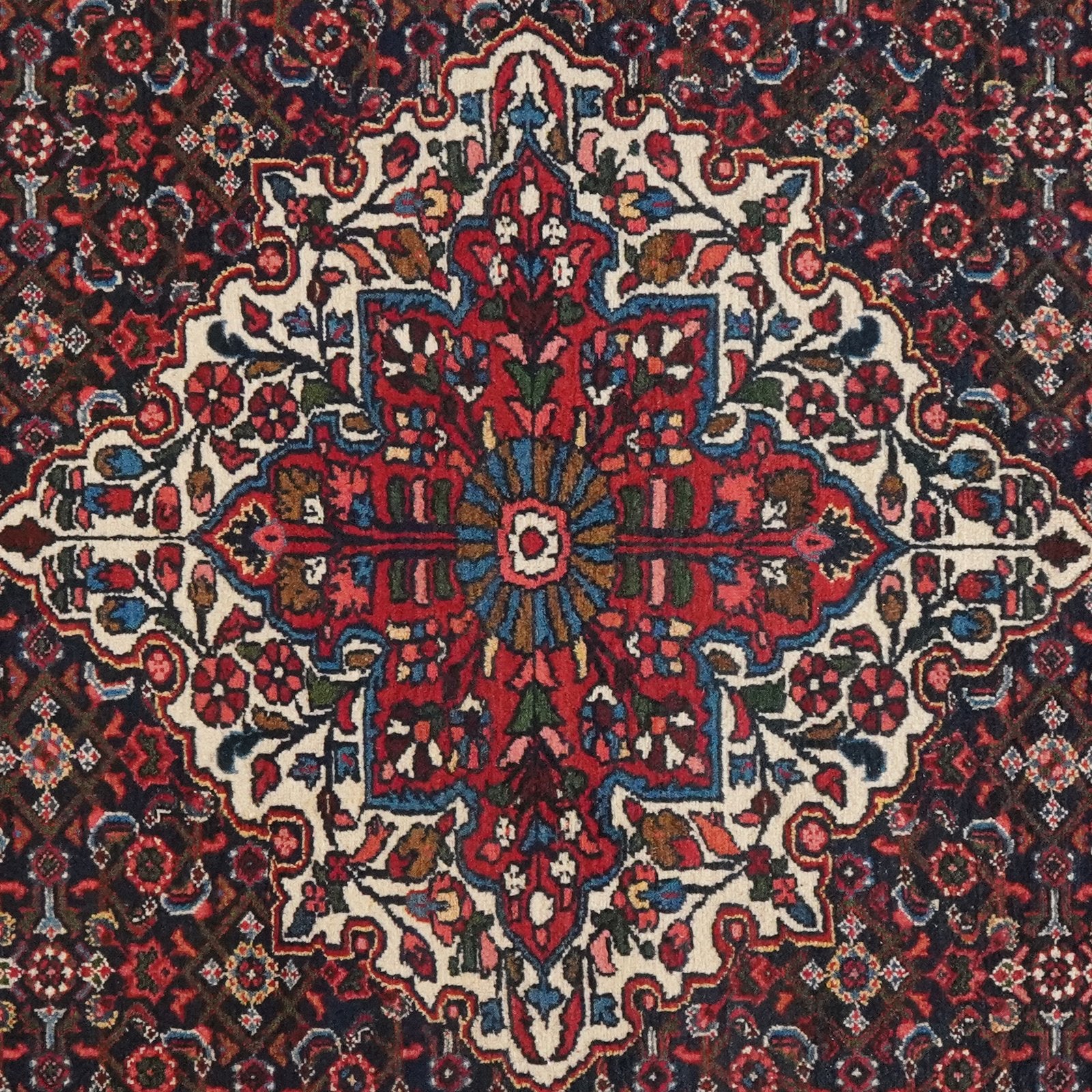 Bourtchalou — Hand-knotted, 148x219 cm, Blue, 100% Virgin Wool | View 6