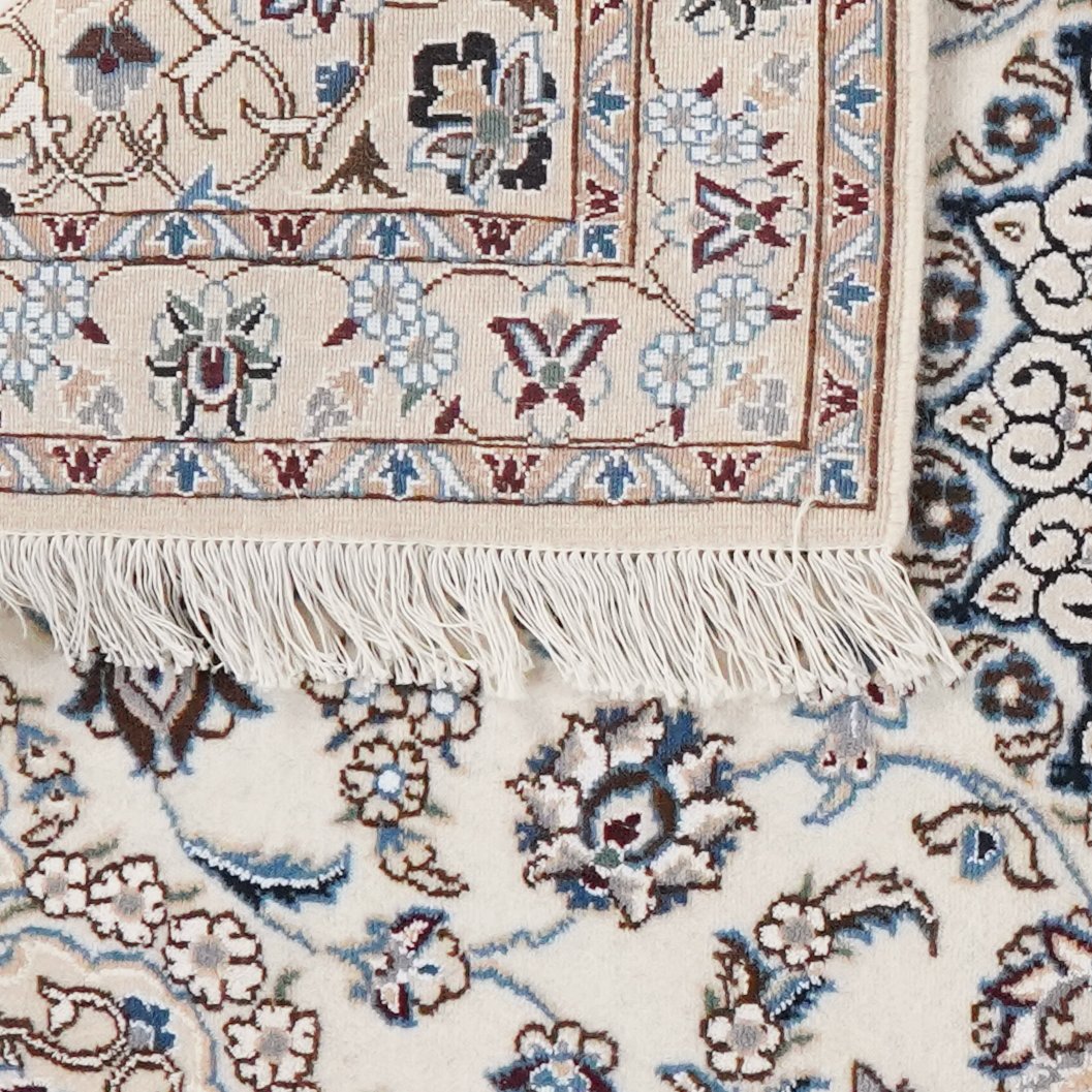 Nain 9La — Hand-knotted, 99x145 cm, Beige, 100% Virgin Wool | View 6