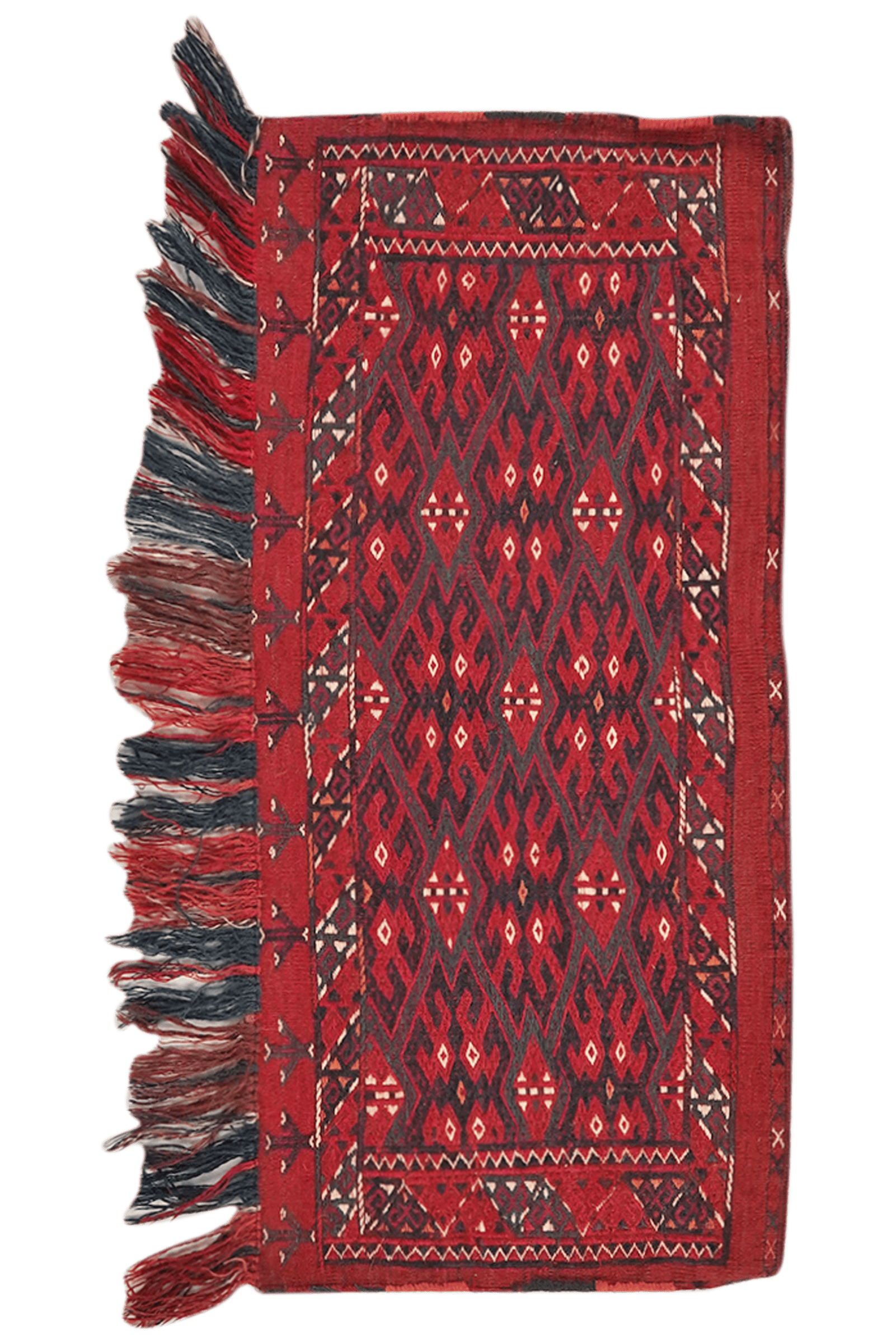 Tasche — Handmade, 90x42 cm, Red, 100% Virgin Wool | Main view