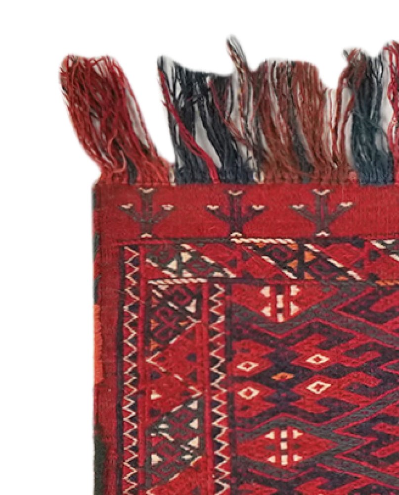 Tasche — Handmade, 90x42 cm, Red, 100% Virgin Wool | View 3