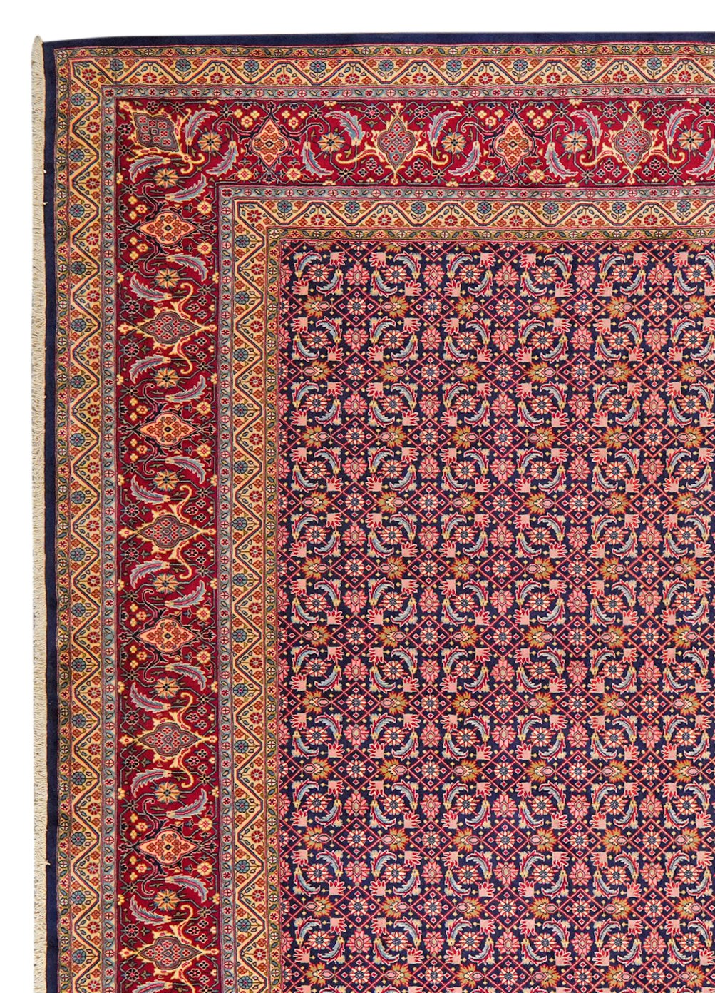 Hamadan — Hand-knotted, 302x446 cm, Blue, 100% Virgin Wool | View 3