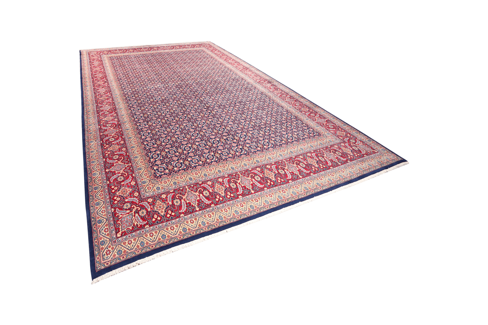 Hamadan — Hand-knotted, 302x446 cm, Blue, 100% Virgin Wool | View 5