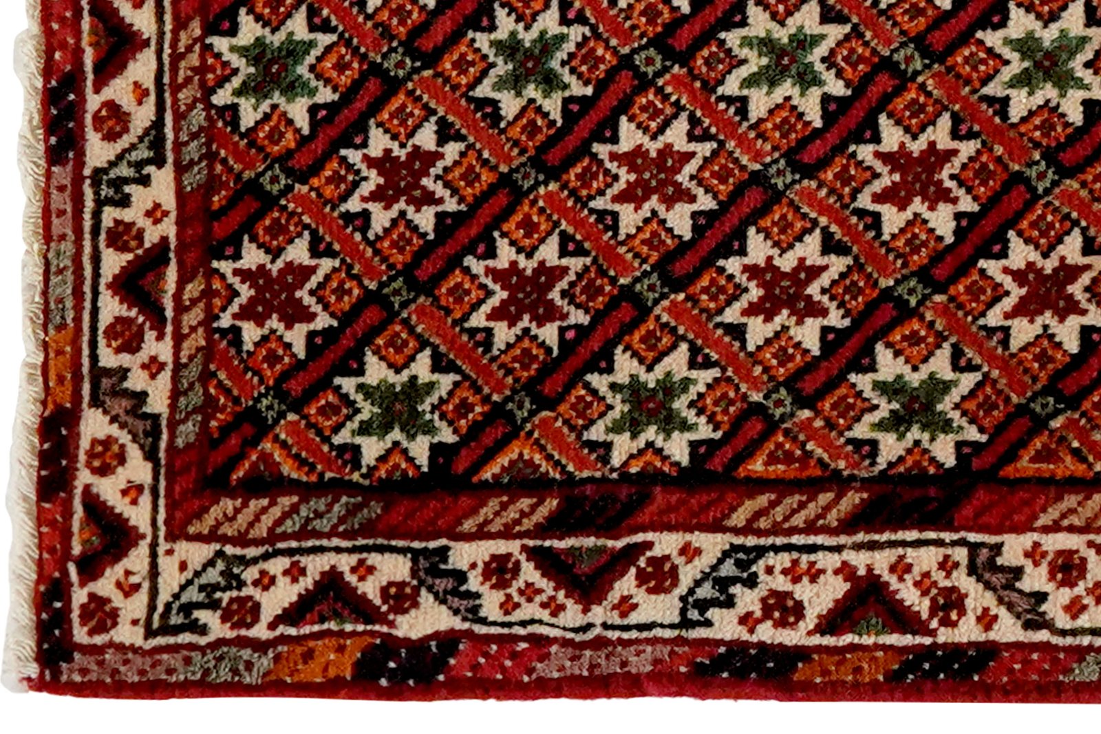 Gashgai — Hand-knotted, 57x56 cm, Multicolor, 100% Virgin Wool | View 3