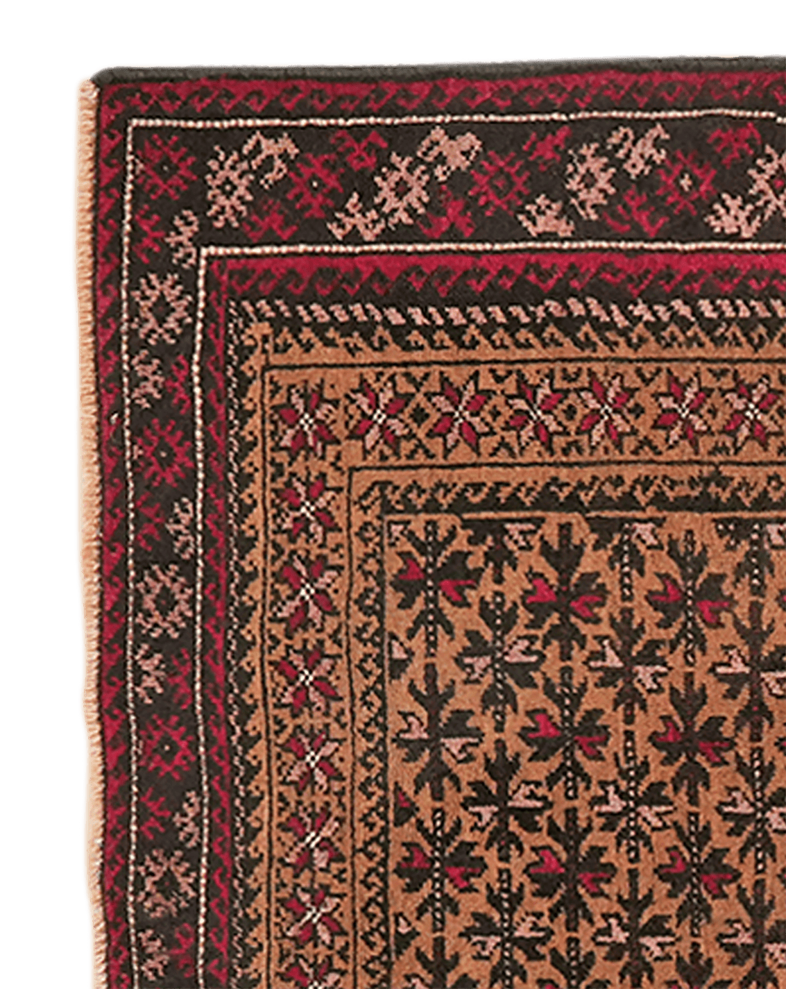 Belutch — Hand-knotted, 82x112 cm, Brown, 100% Virgin Wool | View 3