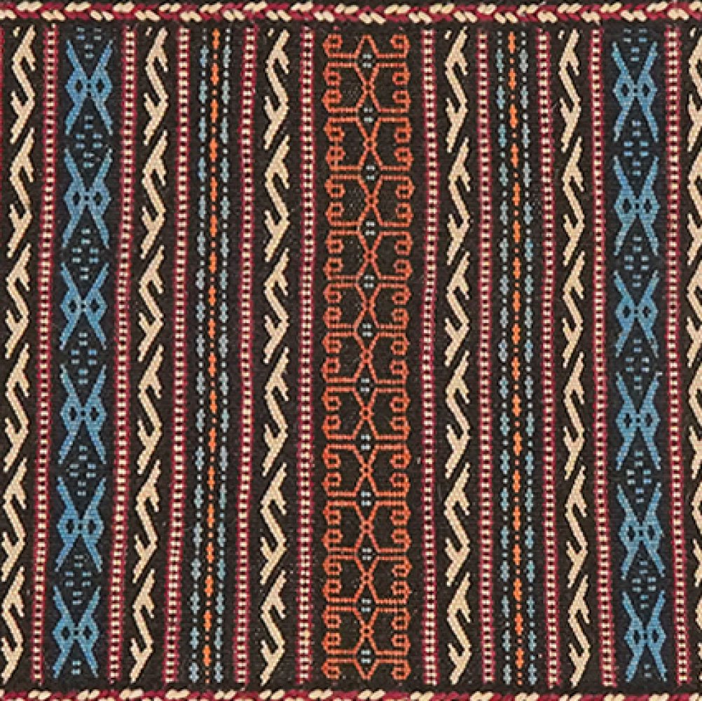 Kelim Kordi — Handmade, 61x90 cm, Black, 100% Virgin Wool | View 4