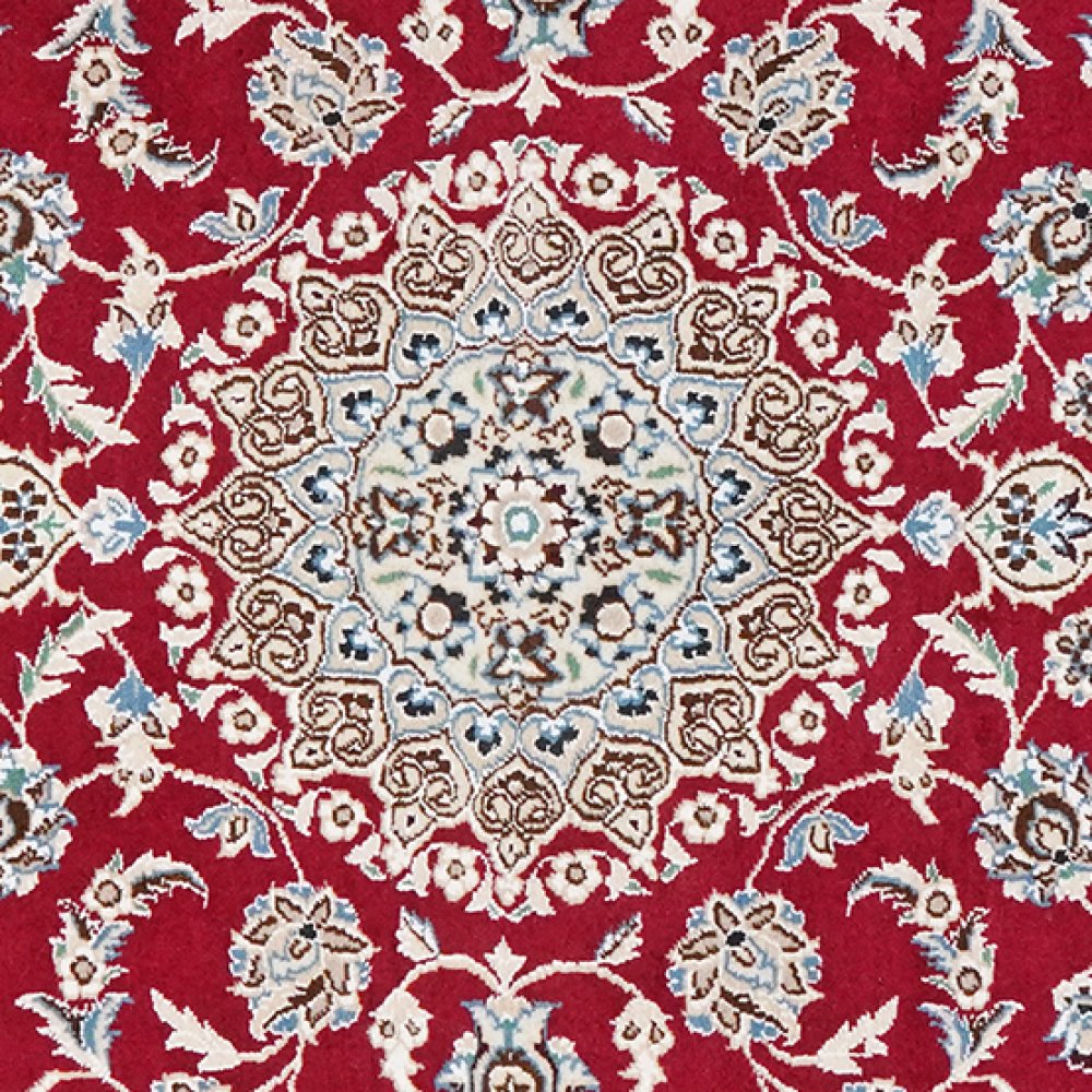 Nain 9La — Hand-knotted, 88x133 cm, Red, 100% Virgin Wool | View 4