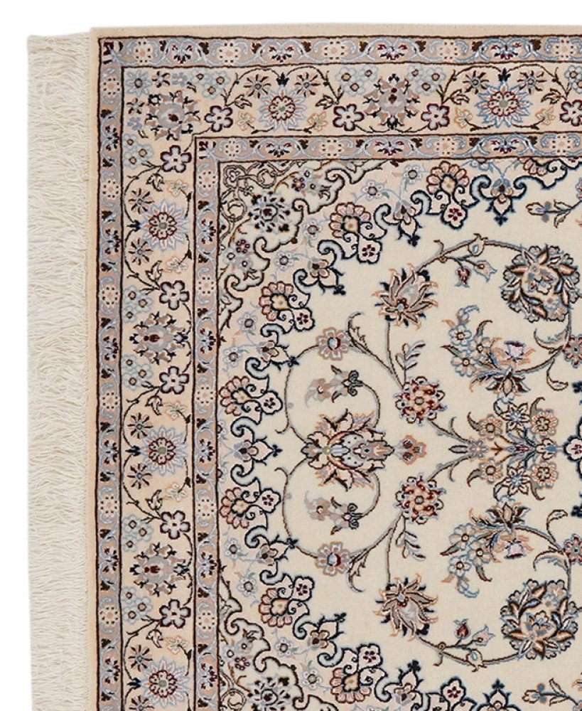 Nain 6La — Hand-knotted, 98x146 cm, Beige, 100% Virgin Wool | View 3
