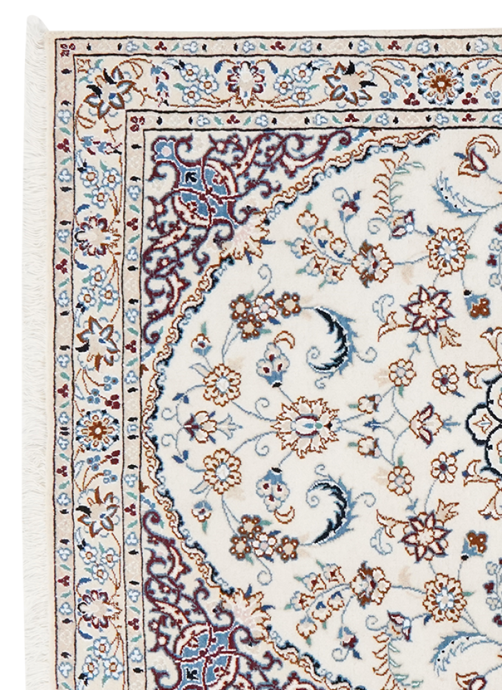 Nain 9La — Handgefertigt, 153x100 cm, Beige, 100% Virgin Wool | View 4