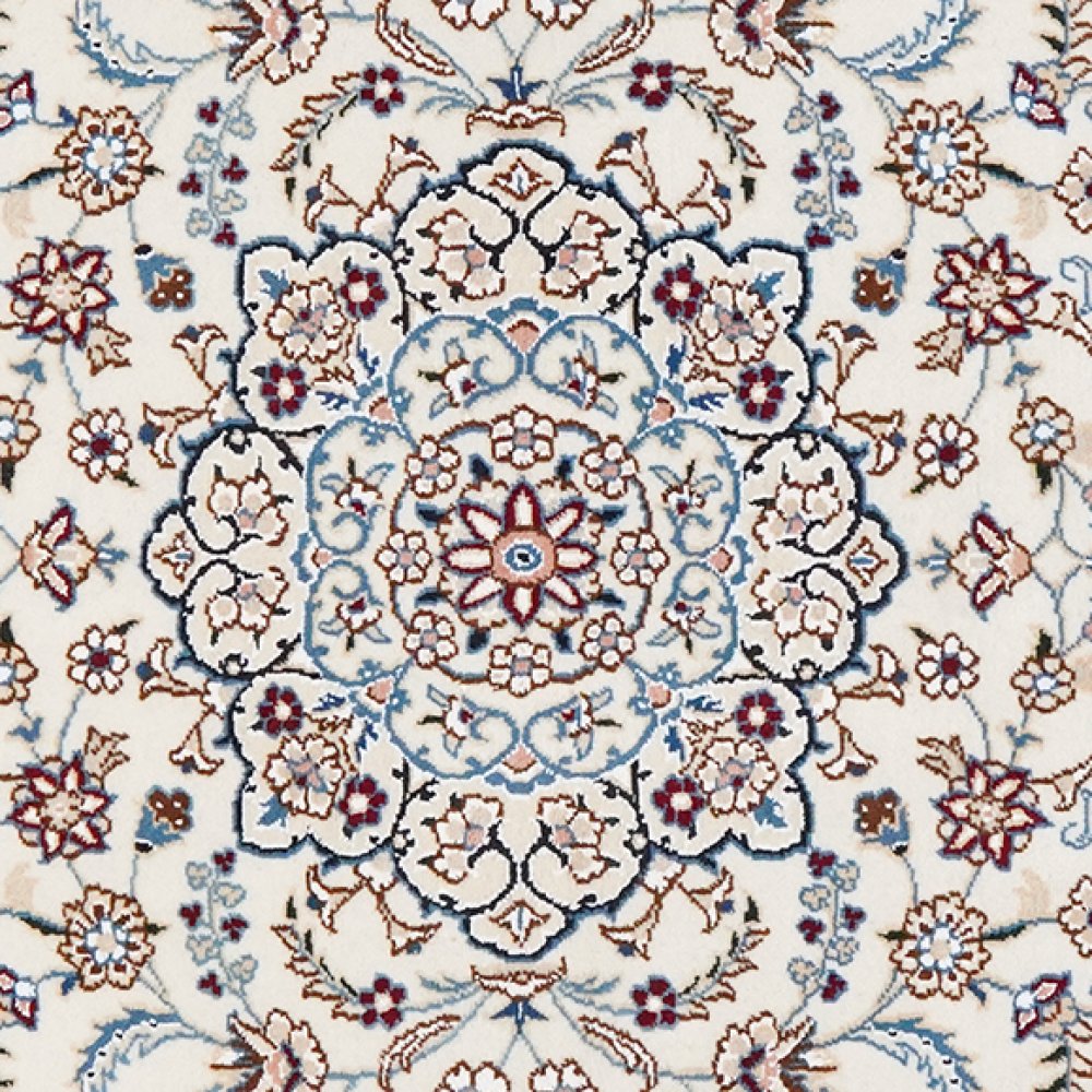 Nain 9La — Hand-knotted, 98x150 cm, Beige, 100% Virgin Wool | View 4