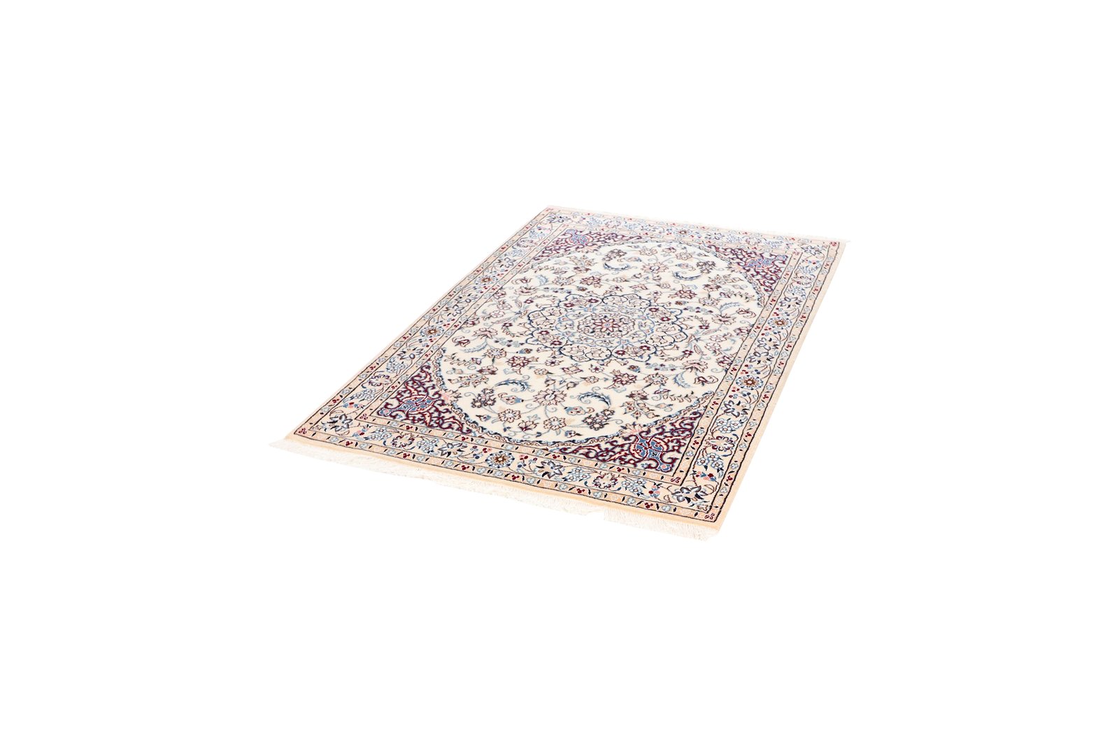 Nain 9La — Hand-knotted, 98x150 cm, Beige, 100% Virgin Wool | View 5
