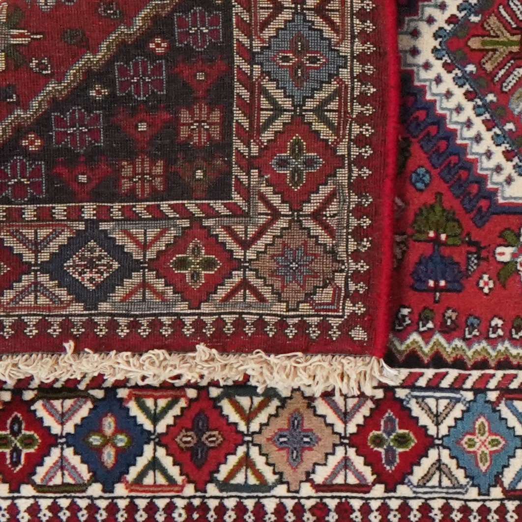 Yalameh — Hand-knotted, 84x290 cm, Red, 100% Virgin Wool | View 6