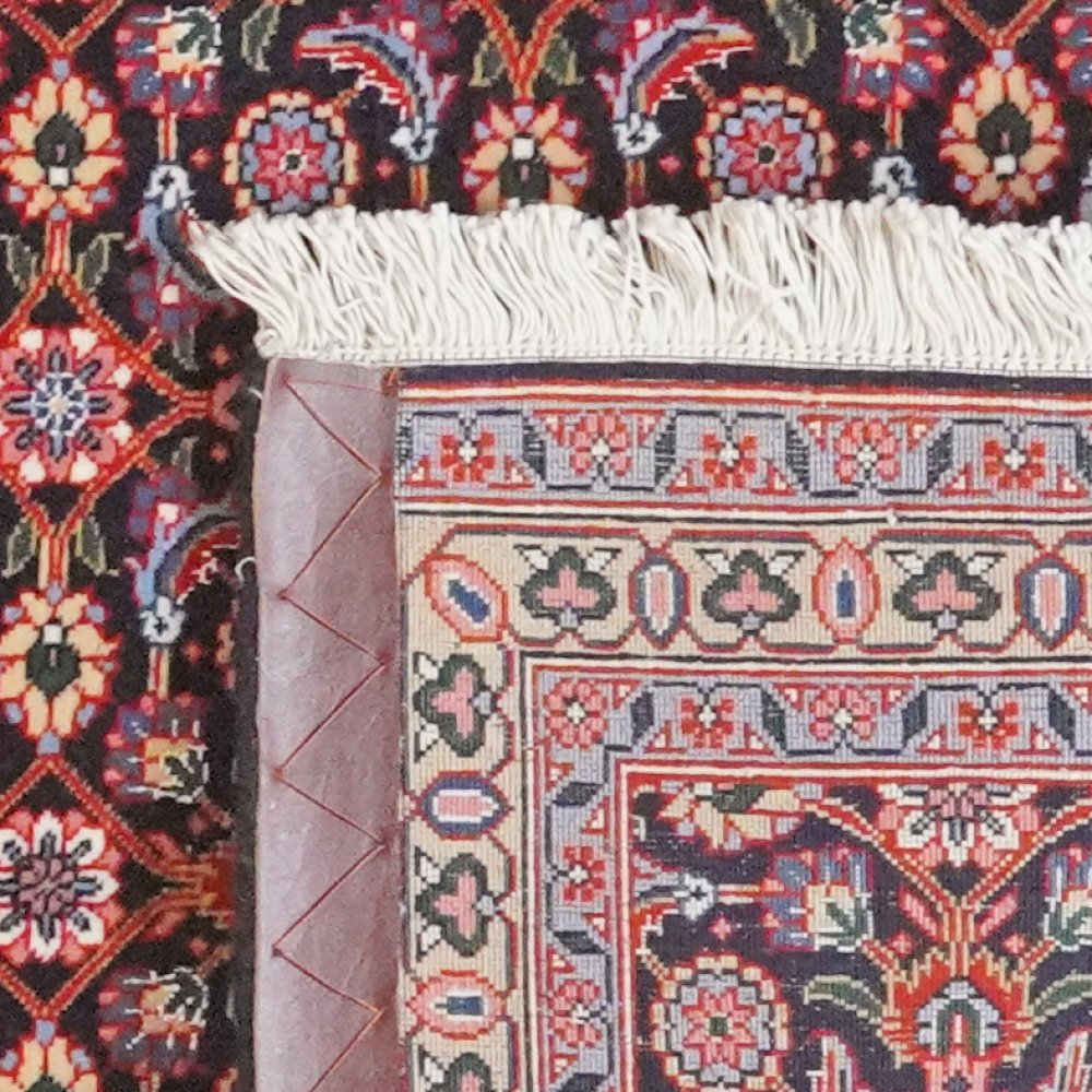 Tabriz 50 Raj — Hand-knotted, 65x195 cm, Orange, 100% Virgin Wool | View 6