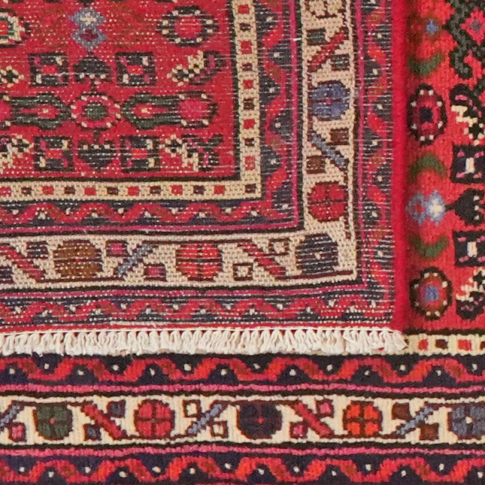 Hosseinabad — Hand-knotted, 75x295 cm, Red, 100% Virgin Wool | View 6